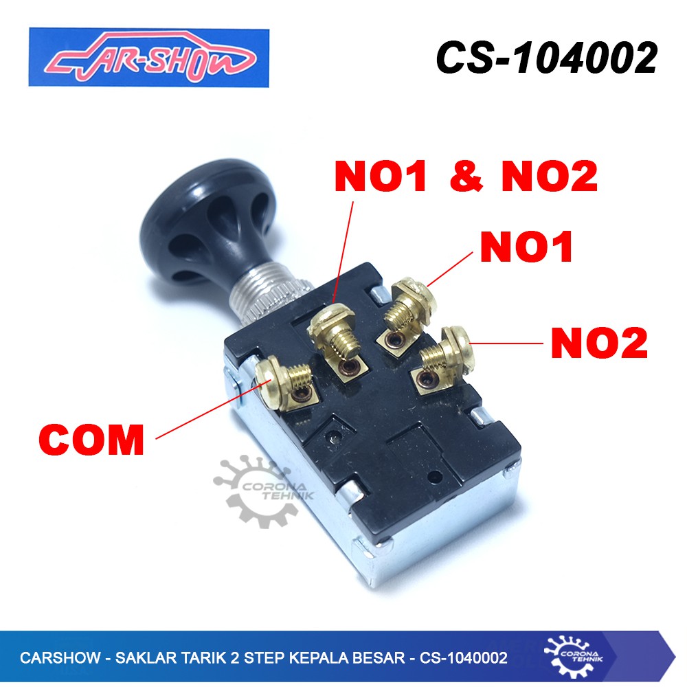 Saklar Tarik 2 Step Kepala Besar - CS-1040002 carshow