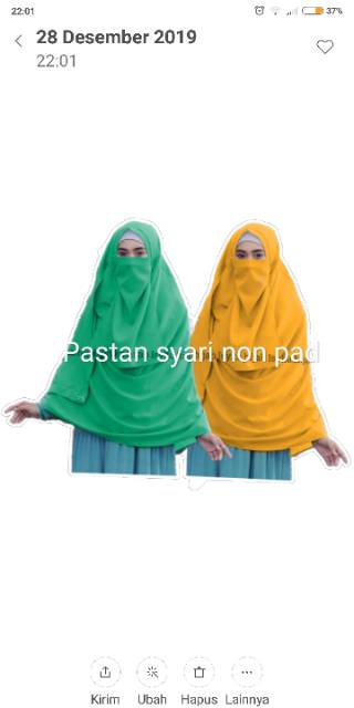 CADAR GRATIS!! PASHMINA INSTAN NON PAD