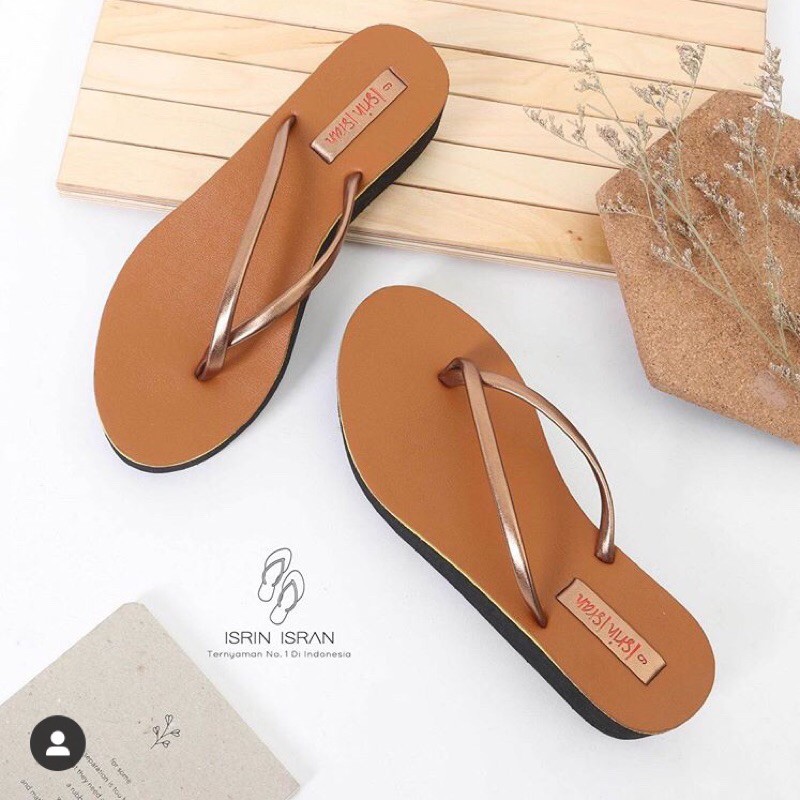 Sendal Wanita Terbaru/isrin isran geisa/SandaFlip Flop/isrin isran original/New Arrival