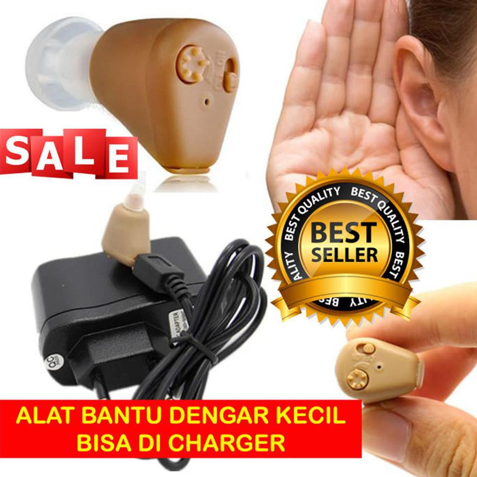 Alat Bantu Pendengaran / Original Alat Bantu dengar hearing aid Kecil Mini Bisa Dicharger tanpa