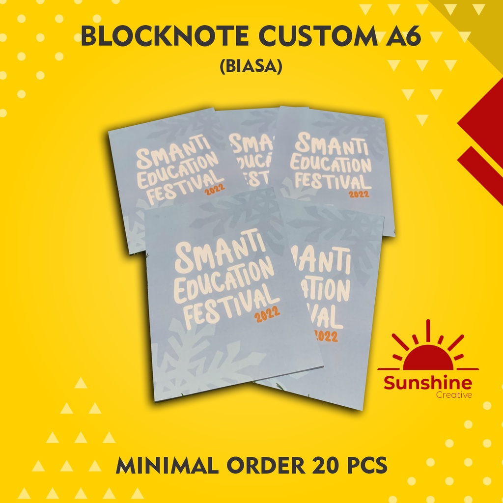 

Notes A6 Biasa (Stapler / Lem ) - 25 Lembar (50 Halaman) - Note - Souvenir - Catatan - Blocnote Custom - Kpop Note