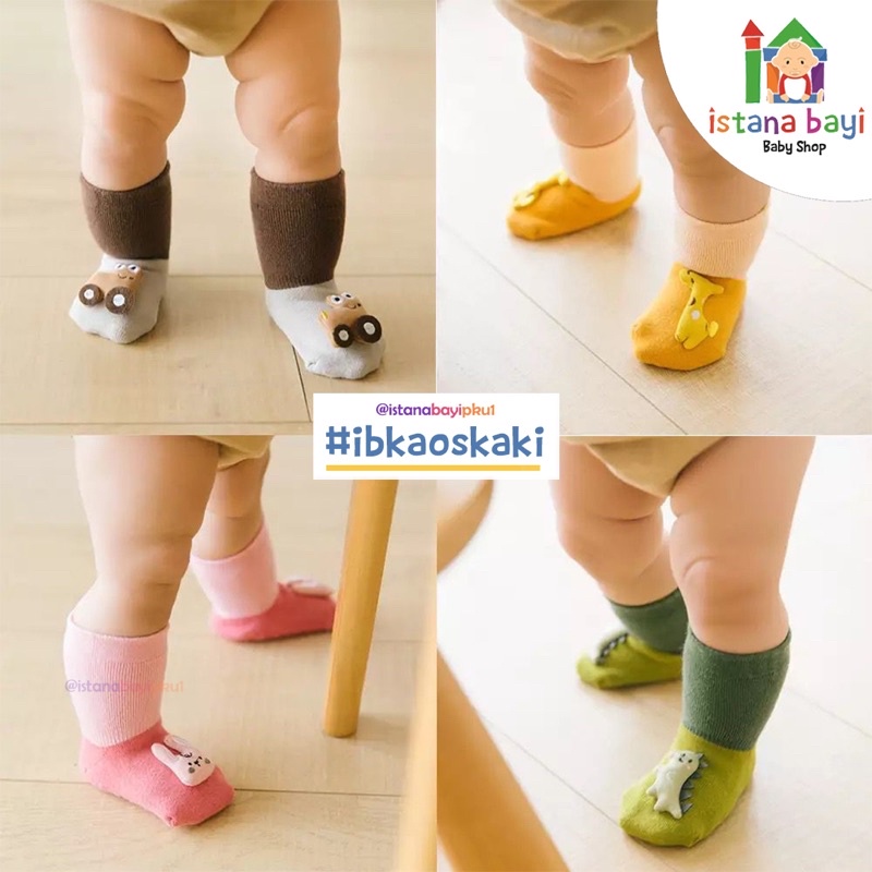 Carterlove Kaos Kaki Motif 3D / Kaos Kaki Bayi / kaos kaki Rattle