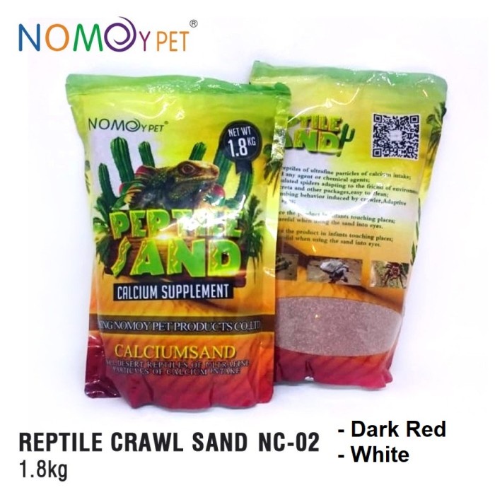 Nomoy Reptile Crawl Sand NC-02 Pasir Kalsium Alas Kandang Substrate BD SandBoa Kadal Gurun