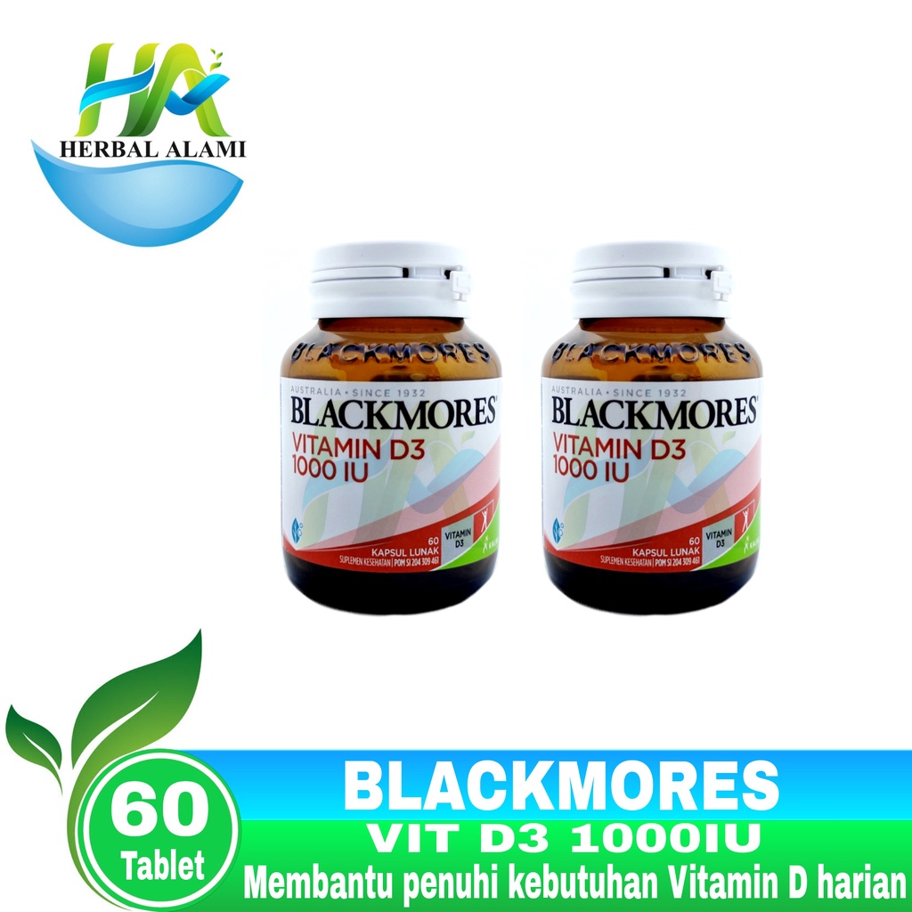 Blackmores Vitamin D3 1000 IU isi 60 Tablet