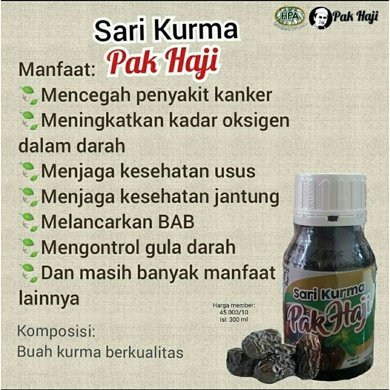 

Sari Kurma Pak Haji HPA