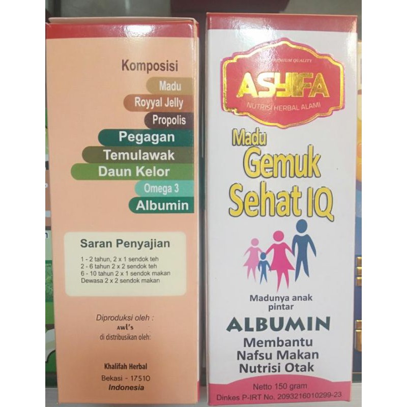 

Madu Gemuk Sehat IQ ASYIFA