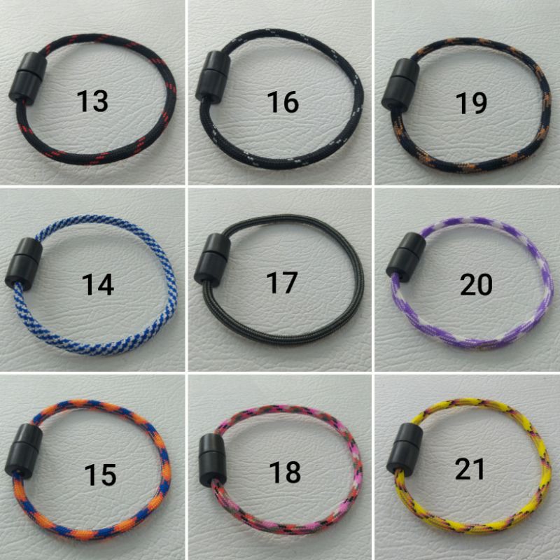 Gelang Paracord simple buckle Gelang Paracord 4 mm Gelang Couple Gelang Bracelet