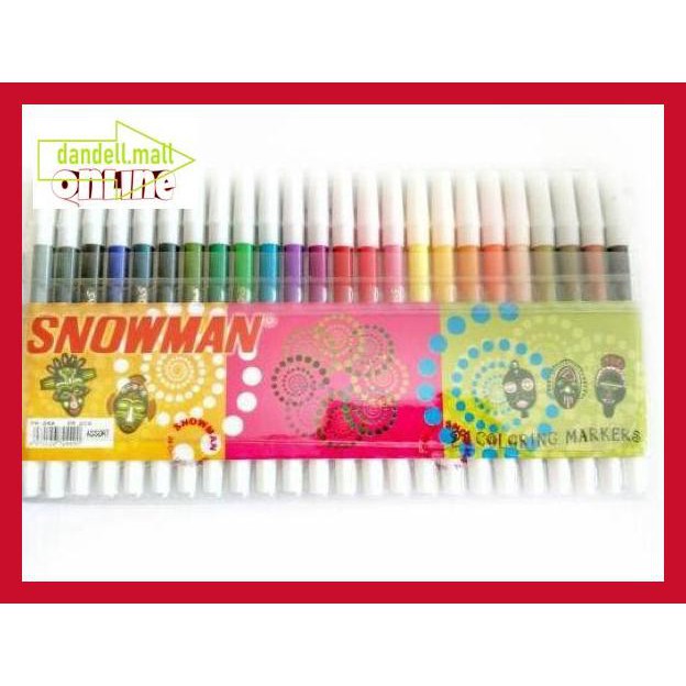 

U8Tyrt67- Spidol 24 Warna Snowman Atk E3Yrf797-