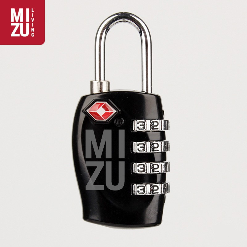 YOKETA 4 Digits Angka Travel Lock TSA Gembok Tas Koper Kunci Padlock-4