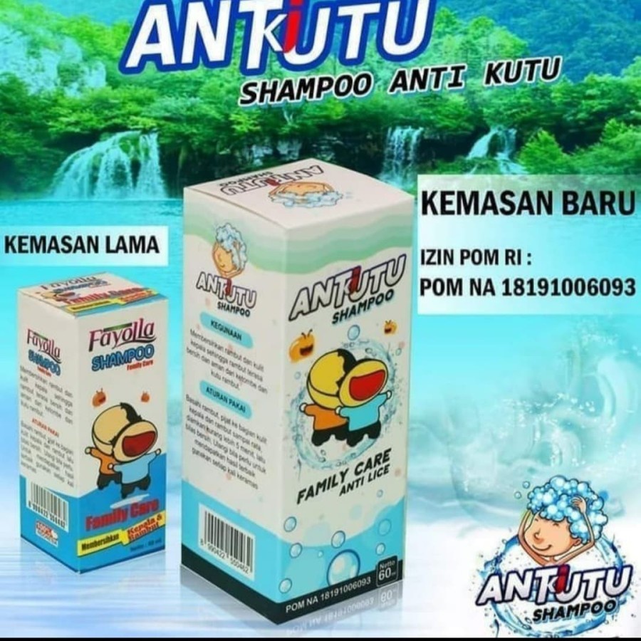 Fayolla  Shampoo Anti Kutu dan Ketombe Untuk Anak Anti Lice
