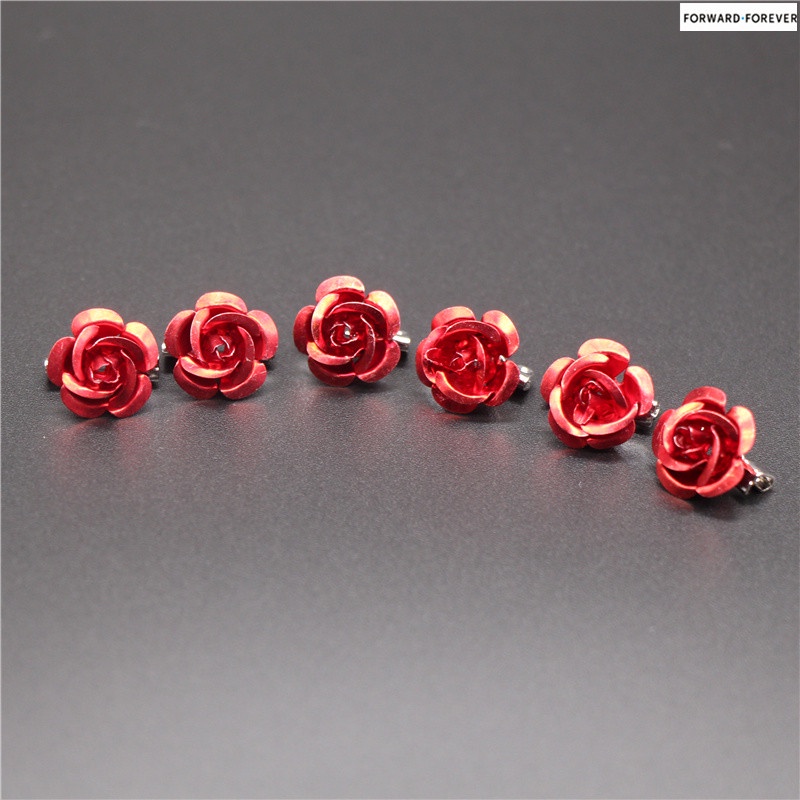 6pcs new style rose flower pin Tudung safety pin M70022