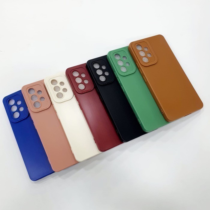 SAMSUNG A14 5G A21S A32 4G A52 5G A72 5G A52S 5G CASE PRO CAMERA SOFTCASE WARNA SILIKON KARET FULL COLOUR CASING PROTECT CAMERA COVER PELINDUNG KAMERA