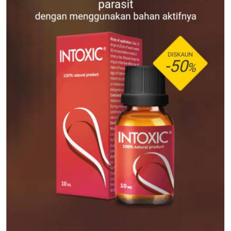 INTOXIC ASLI Mengatasi Parasit Dari Dalam Tubuh