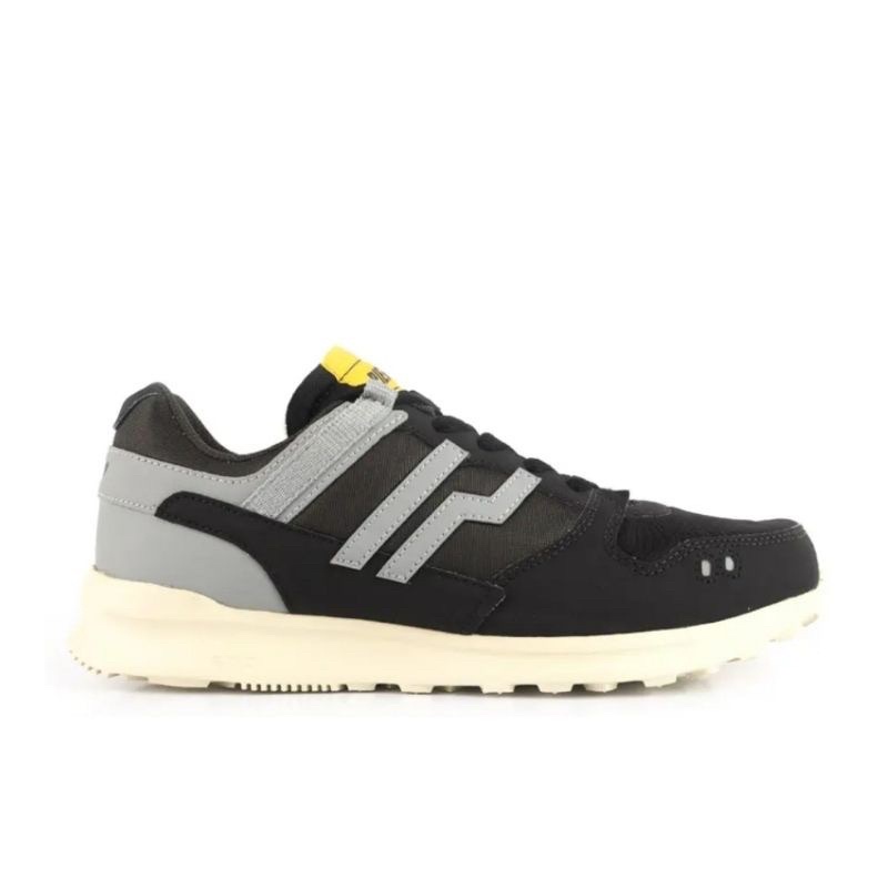 SEPATU SNEAKER PIERO JOGGER REBEL BLACK RAVEN WHITE P20871 ORIGINAL NEW 2022