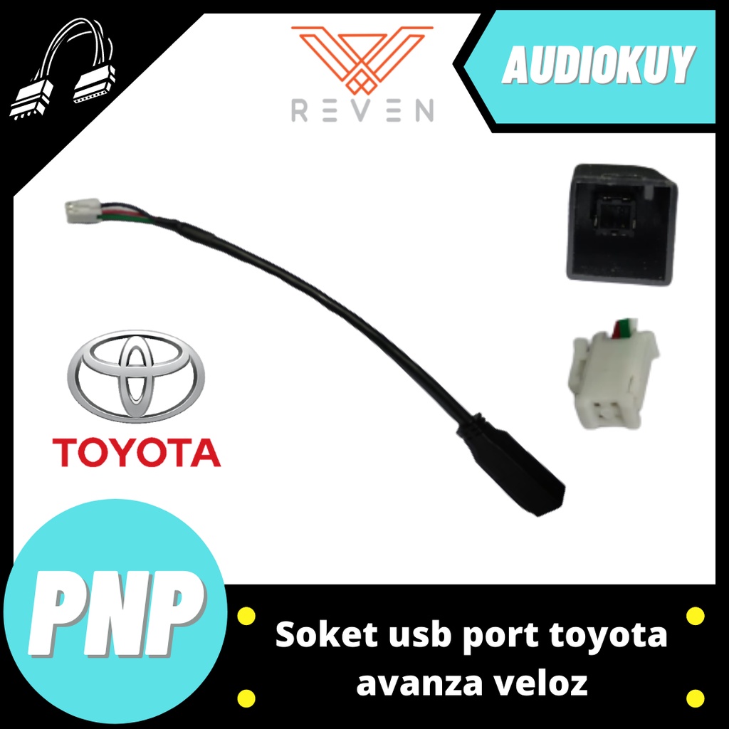 Socket Usb Port Toyota Avanza Veloz Dari Head Unit Android