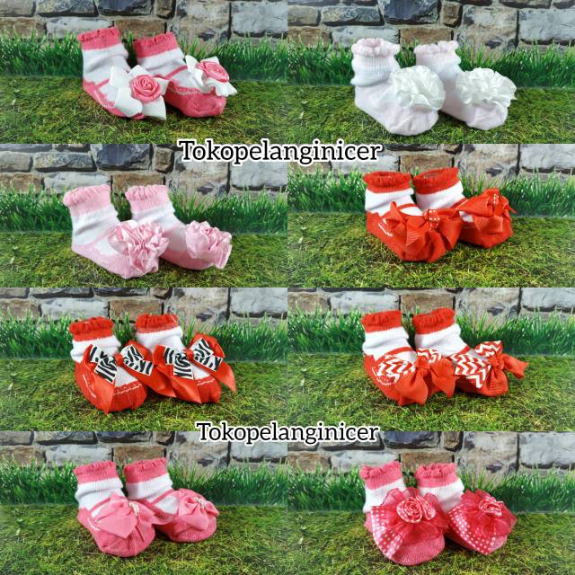 Finii Kaos Kaki Bayi / Kaus Kaki Anak BAby 0-12 Bulan Motif Imut Kualitas Premium Lembut