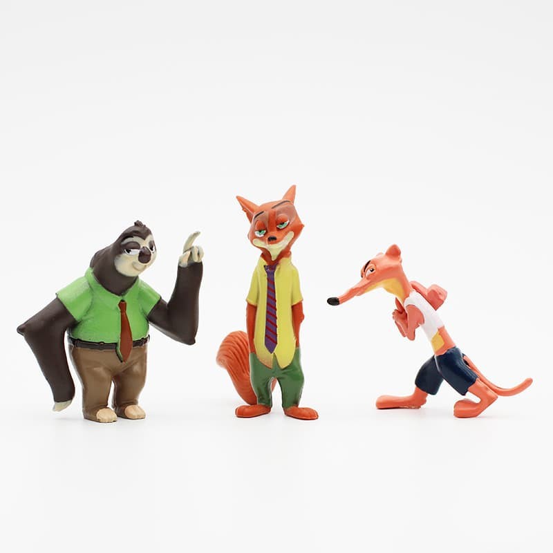 Mainan Zootopia Figure Set Karakter Zootopia isi 11 karakter