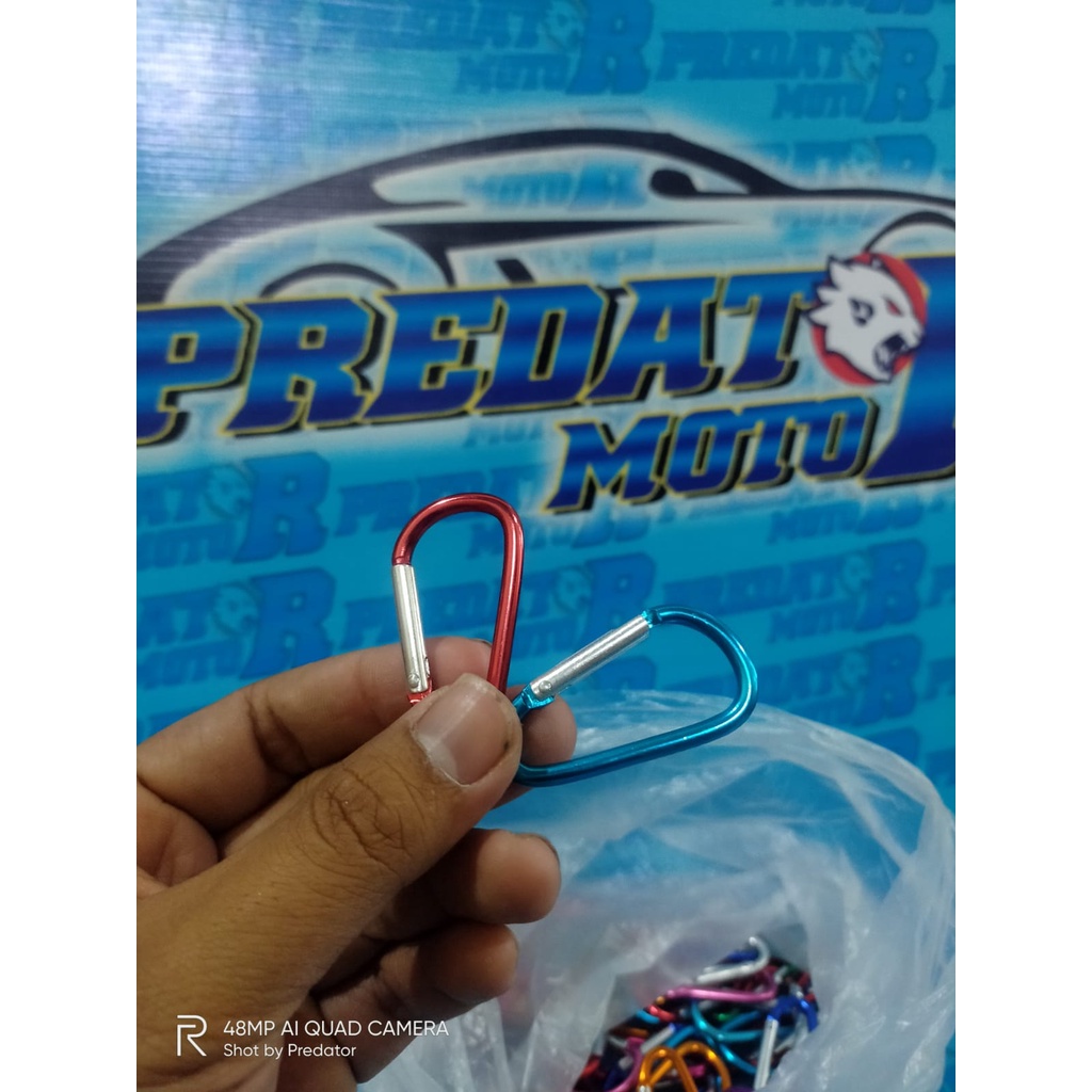 MURAH MERIAH GANTUNGAN KUNCI SERBAGUNA ALUMINIUM ALLOY /CARABINER