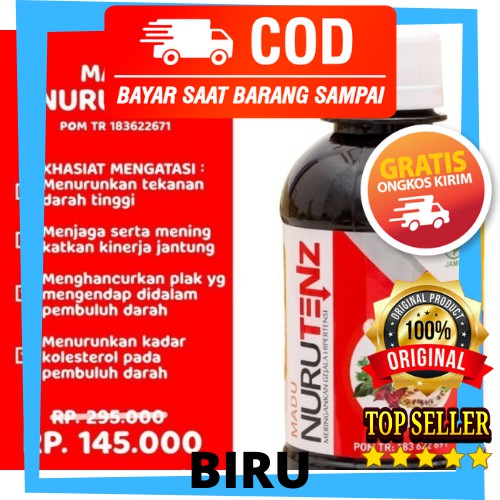 

Madu Nurutenz Original Nuruten Asli Obat Herbal Hipertensi Tekanan Darah Tinggi Nurutens PROMO