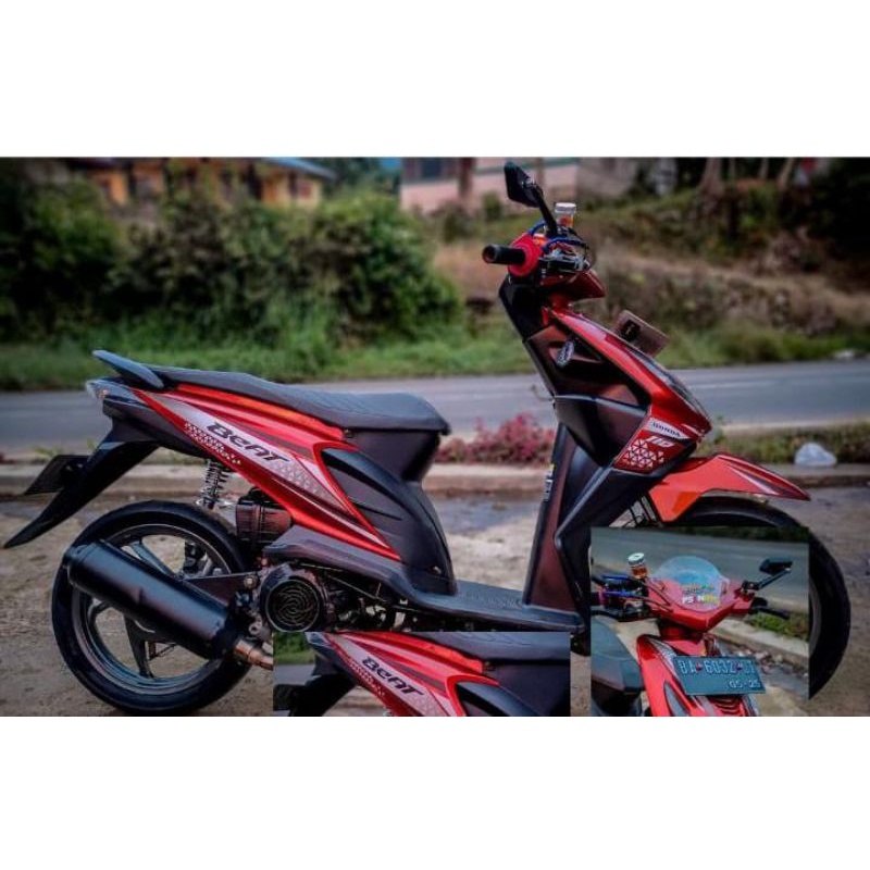 Jual STICKER STRIPING LIS LES BODY MOTOR HONDA BEAT 2008 2009 2010 2011