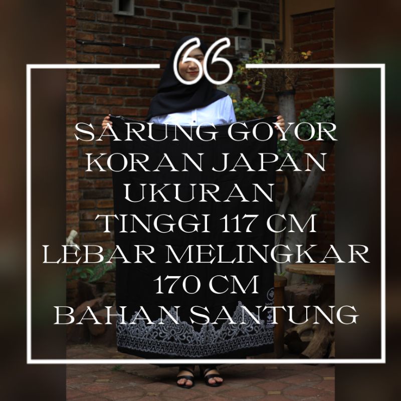 Rok santri putri / bawahan mbak santri sarung goyor / sarung batik printing