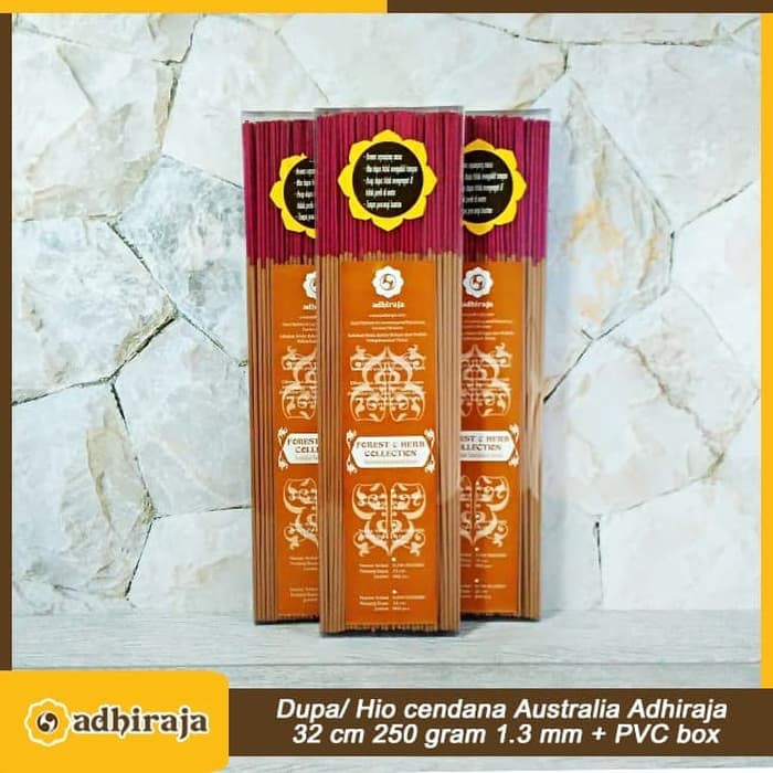 Dupa/Hio Wangi Harum Cendana Australia Adhiraja 32 cm 250 gram + Box