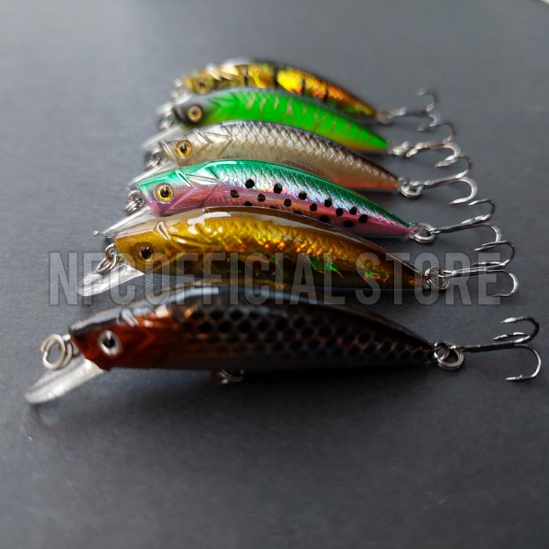 Lure minnow sinking 6 cm 6 gram BEST KILLER ACTION Jaminan Action Replika ALTRON