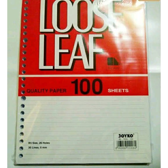 

Binder LOOSE LEAF