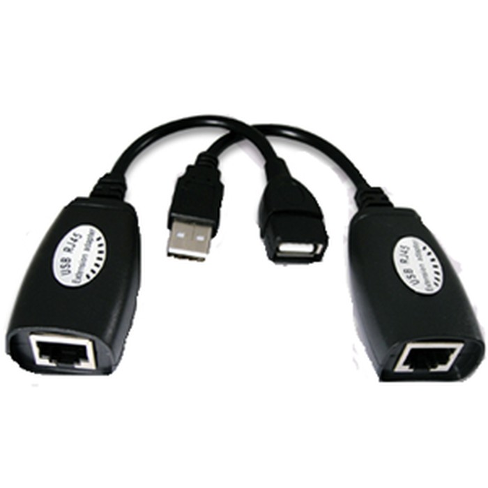 USB CAT5/CAT5E/6 RJ45 Ethernet Extender LAN Extension cabel adapter