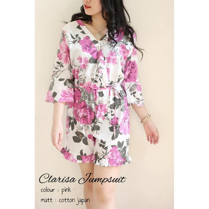 Terlaris!! BAJU JUMPSUIT / MINI DRESS CLARISA JUMPSUIT / BAJU TIDUR WANITA SEXY - Kuning L