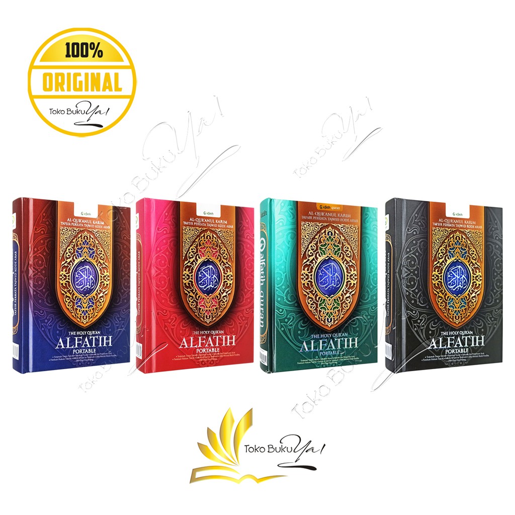Al Quran Al Fatih B6 HC Portable Tafsir Perkata Tajwid Kode Arab
