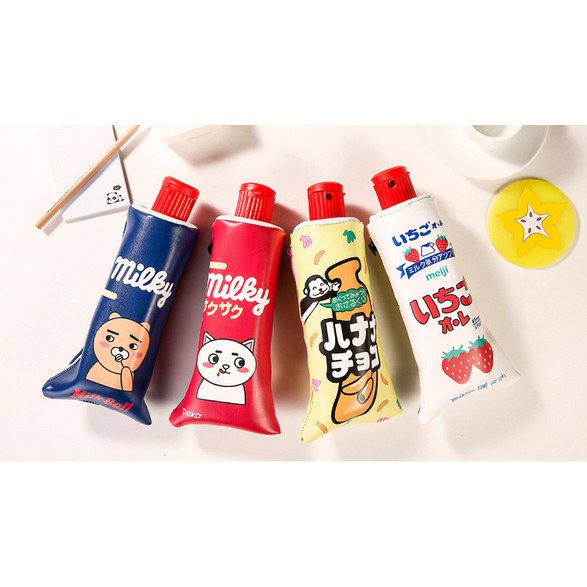 

Tempat Pensil Odol MIlky, Banana, Strawberry