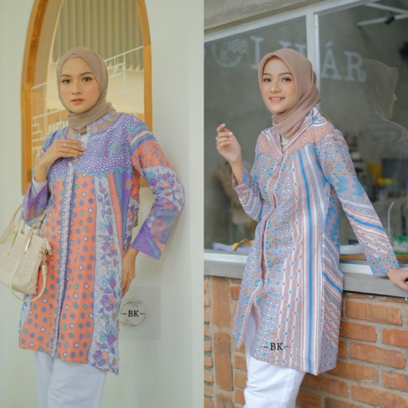 baju Batik Wanita atasan batik TUNIK BATIK size M L XL dan XXL