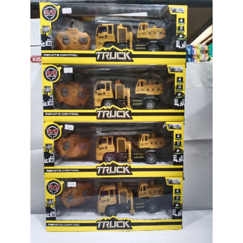 mainan remot control truck construksion