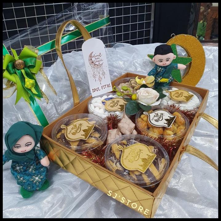 

Paket box hampers lebaran kue kering toples murah 5