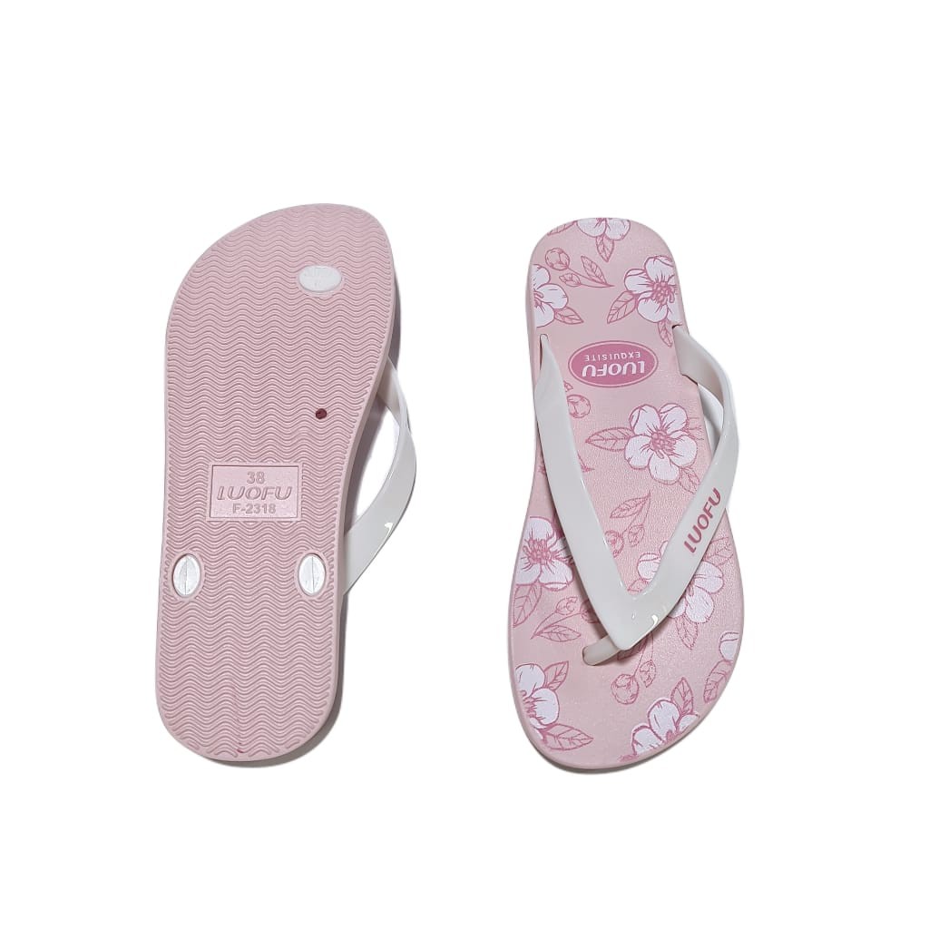 jelly sandal jepit wanita luofu karet import sendal japit cewek F2318E09S