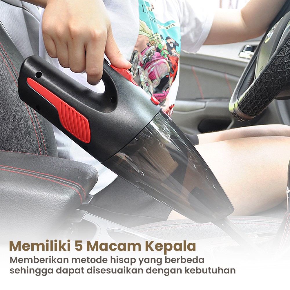 Vacuum Cleaner Alat Penyedot Debu Mobil Listrik 12V 120W