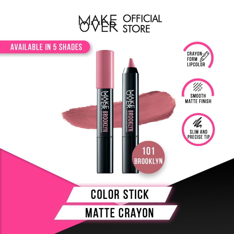 ✦SINAR✦ Make Over Color Stick Matte Crayon