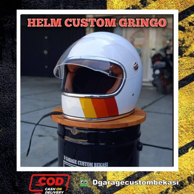 HELM CUSTOM GRINGO CC GRINGGO M30 CAKIL BULLIT GHOSTBONE BANDIT MOTO3 HNJ5121GJ