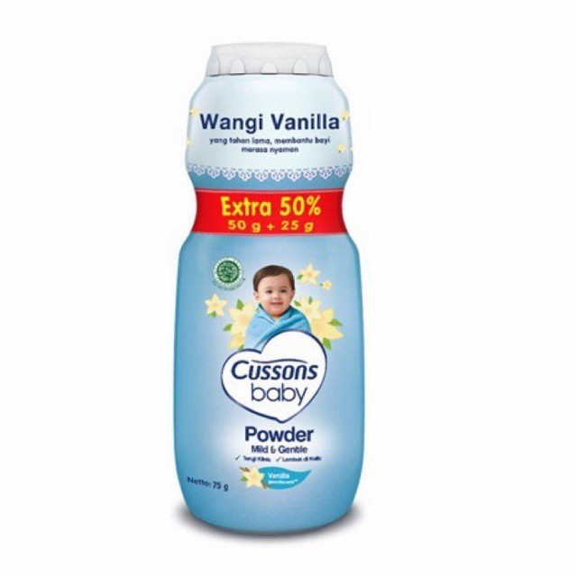 Cussons Baby Powder 75 + 25 gram