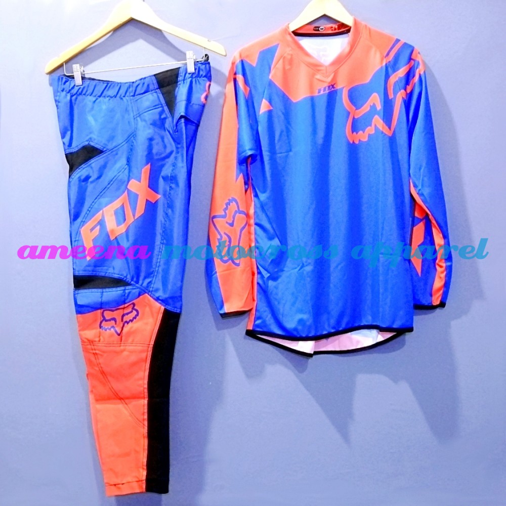 Jerseyset Cross, Sepatu Trail &amp; Sarung Tangan Motocross Fullset - JSG006B