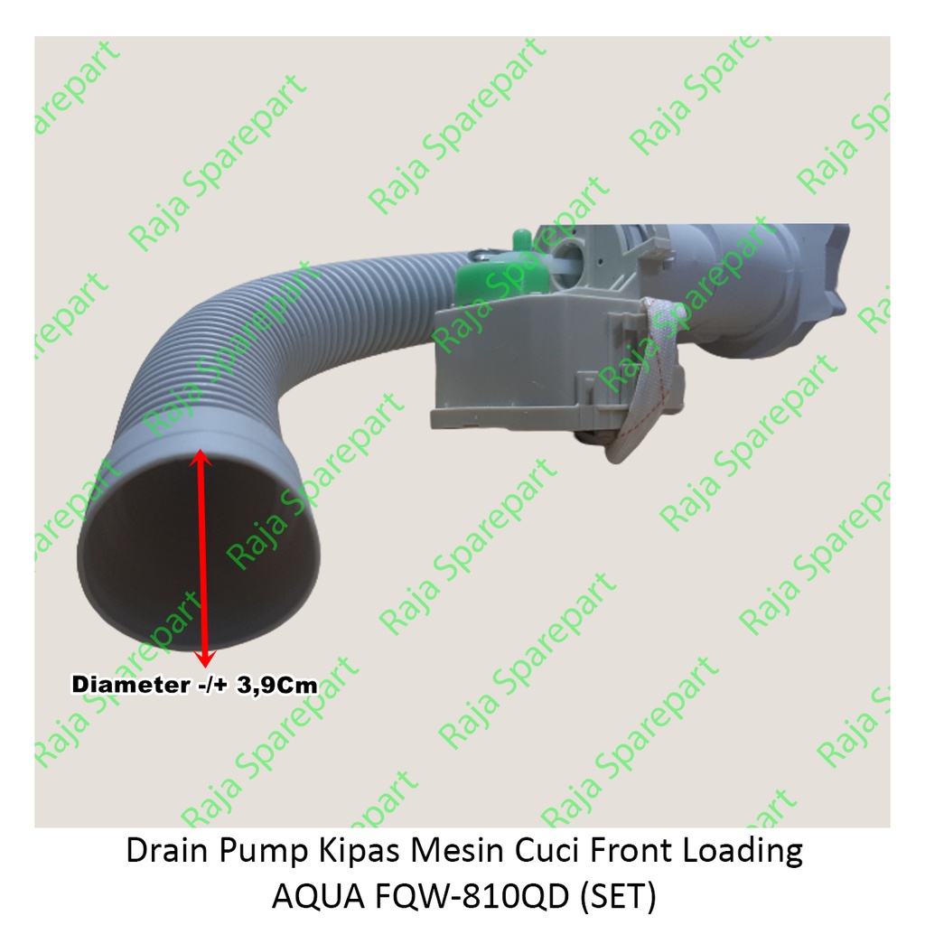 Drain Pump Kipas Mesin Cuci Front Loading AQUA FQW-810QD (SET)