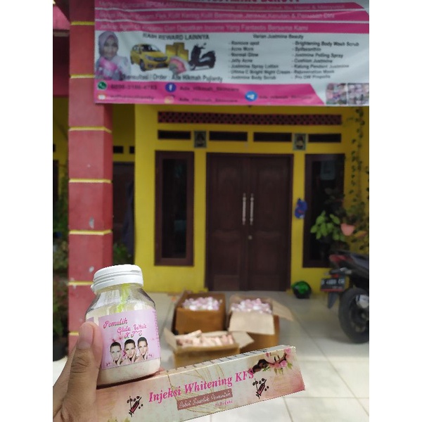 GLUTA WHITE KFS , open Distributor Agen, Reseller pembelian 100botol akumulasi reward 700ribu