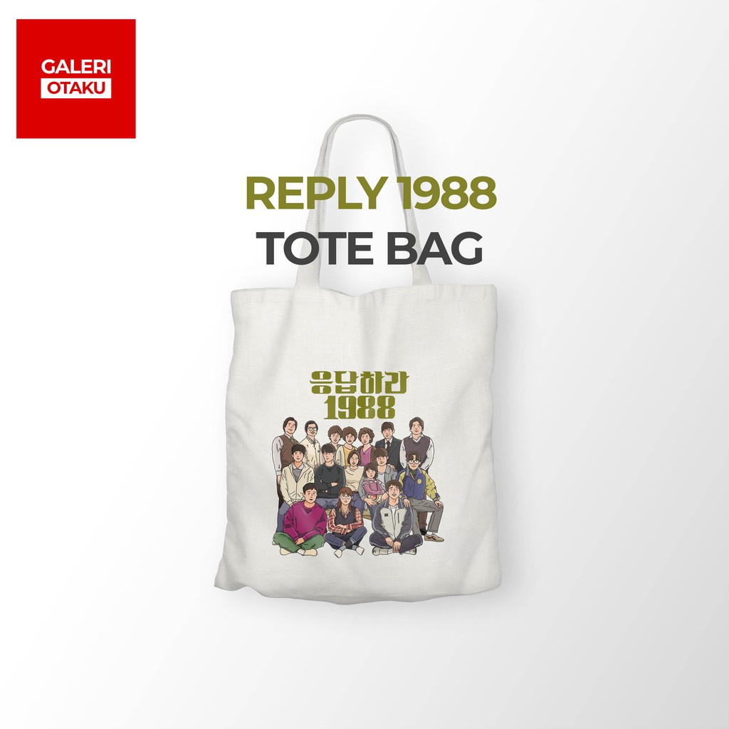 TOTE BAG KANVAS REPLY 1988 / K DRAMA / KPOP / KDRAMA STUFF