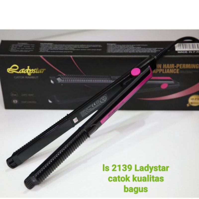 Alat Mesin Catok Rambut Lurus keriting Curly 2in1 Ls 2139