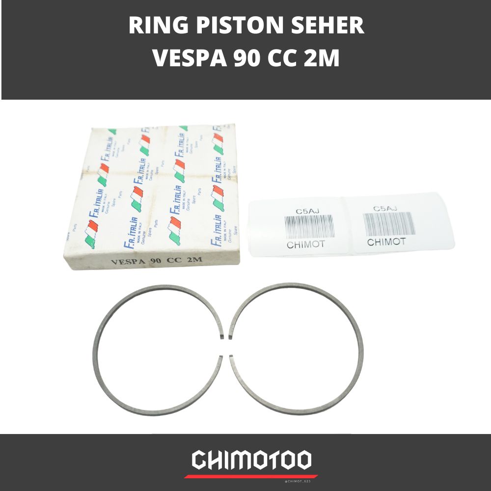 RING SEHER PISTON VESPA 90 CC 2M