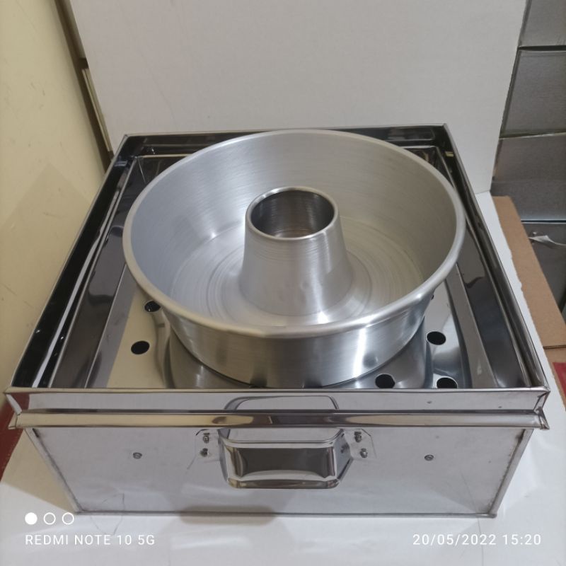 KALAKAT 35X35CM/KUKUSAN KALAKAT /KALAKAT KUKUSAN/KALAKAT STAINLESS STEEL/DIMSUM/KOTAK PERSEGI