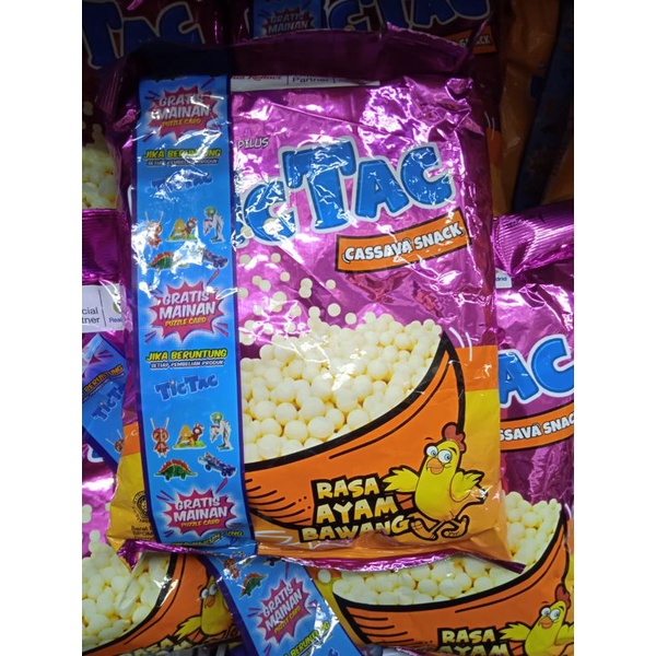 

Tic Tac Snack Rasa Original/ Pedas dan Ayam Bawang 90 Gram