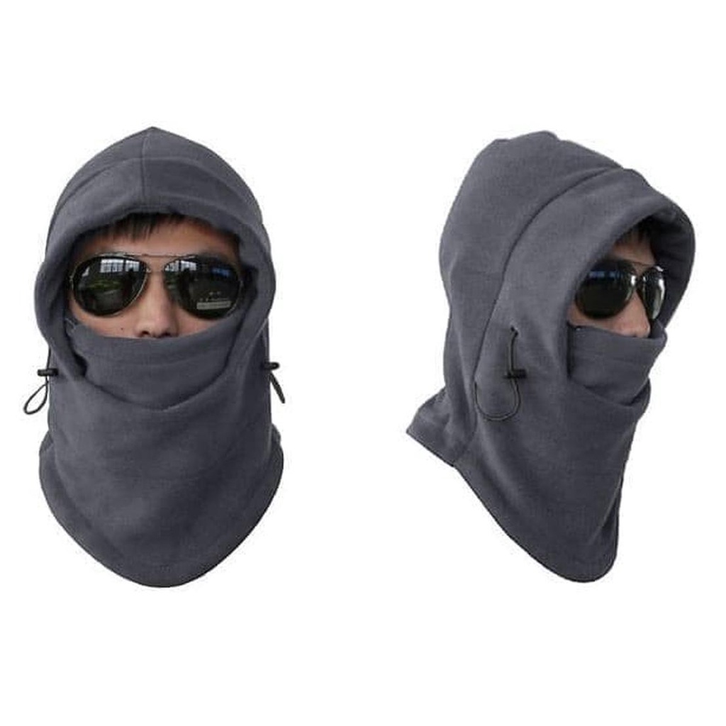 ❄️12.12☄️ Kupluk Pria Beanie Hat Dewasa Rajut Tebal Motif Garis Keren Dropline Baff Masker Balaclava