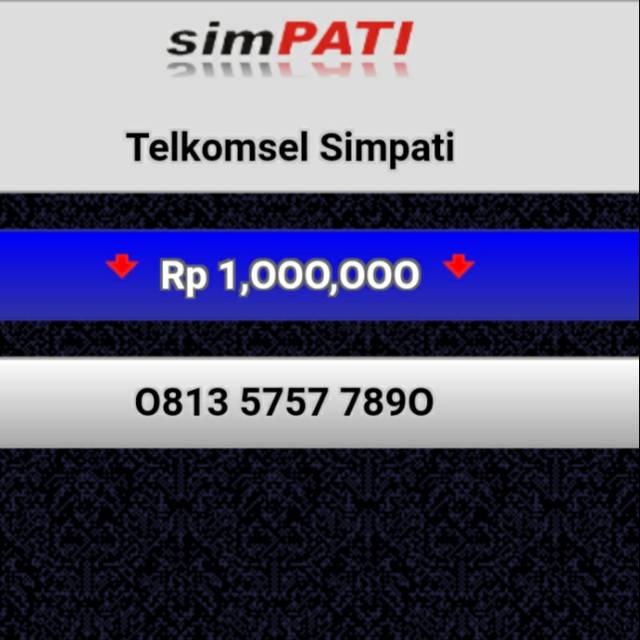 NOMOR CANTIK SIMPATI 0813 5757 7890